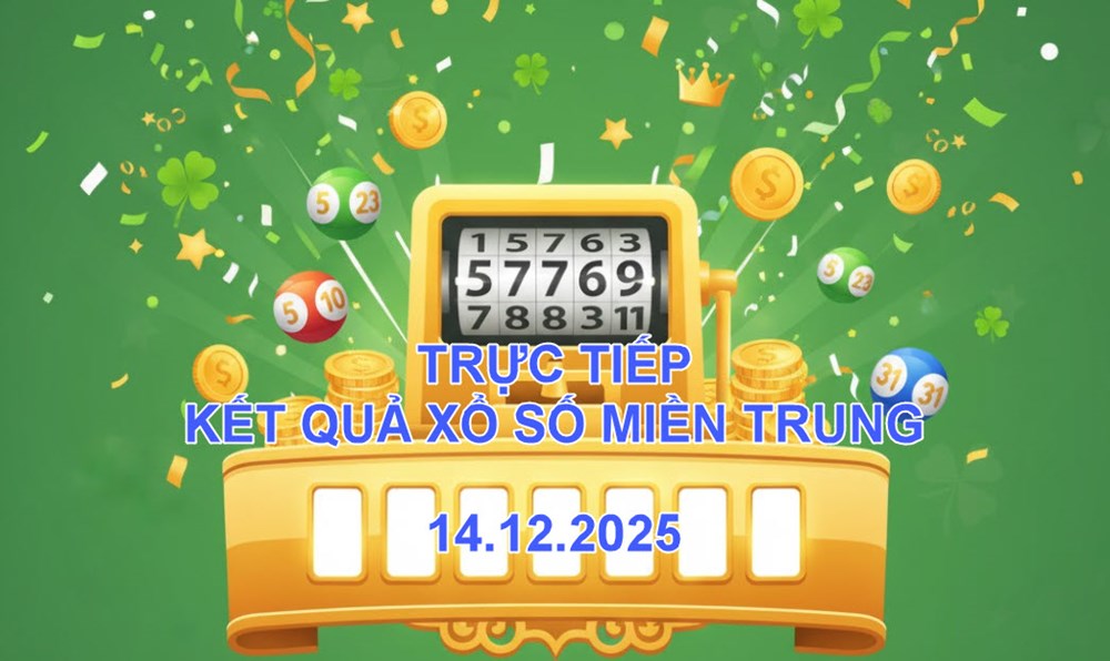 XSMT 14.12 | Trực tiếp kết quả xổ số miền Trung hôm nay Chủ nhật - ảnh 1