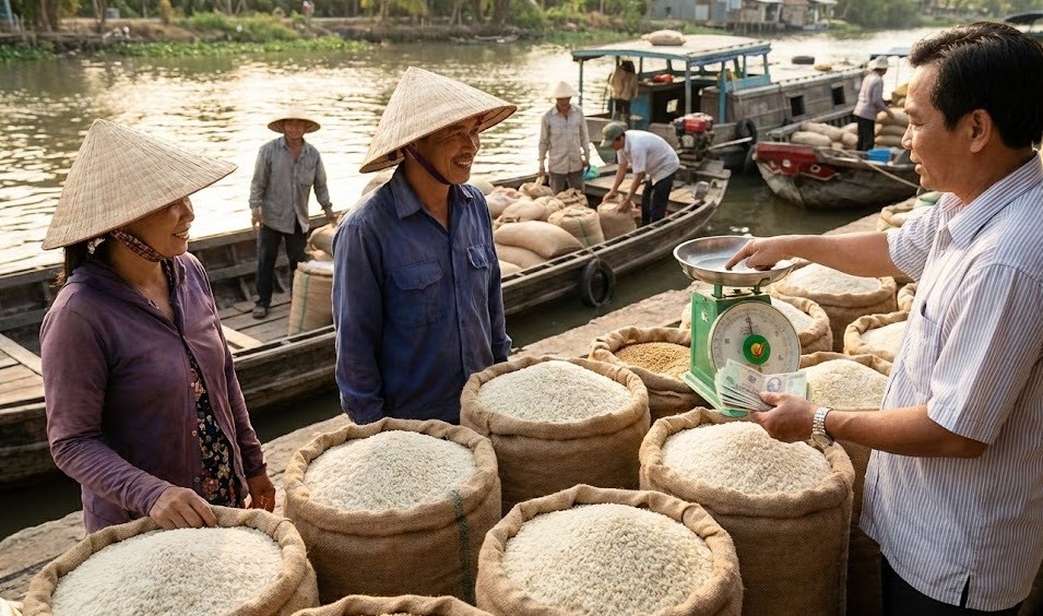 Giá lúa gạo hôm nay 15.12: Cuối năm ổn định, chưa có đột biến - ảnh 1