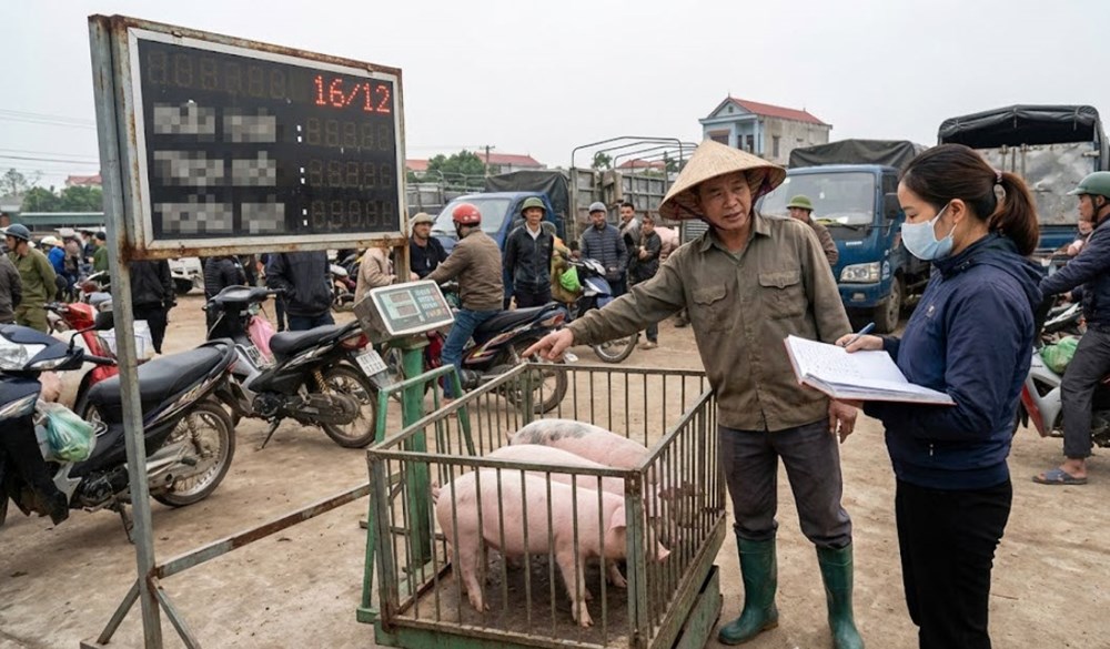 Giá heo hơi hôm nay 16.12: Vẫn giữ mức 60.000–64.000 đồng/kg - ảnh 1