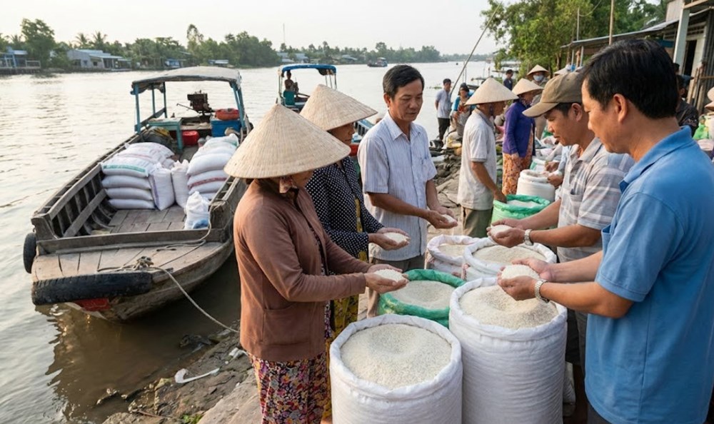 Giá lúa gạo hôm nay 16.12: Thị trường ổn định, gạo giữ giá - ảnh 1
