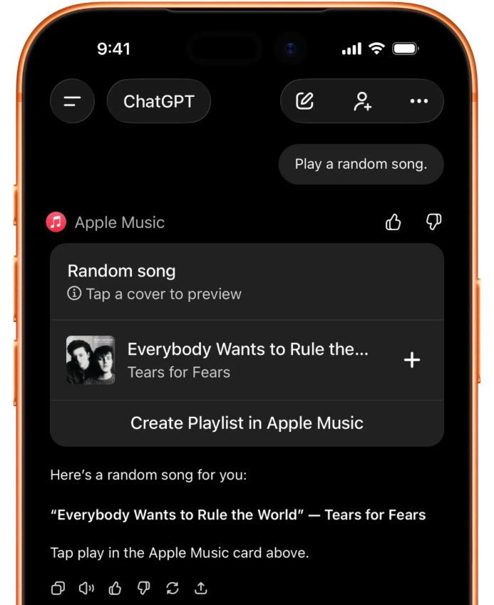 Apple Music chính thức tích hợp ChatGPT: Tạo playlist bằng câu lệnh - ảnh 3