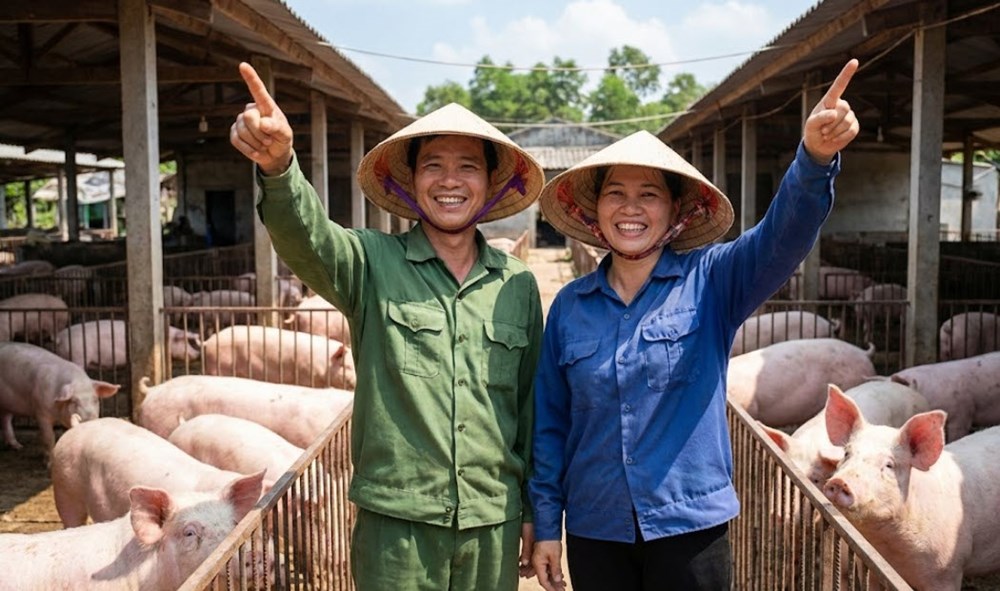 Giá heo hơi hôm nay 18.12: Tăng mạnh, chạm mốc 66.000 đồng/kg - ảnh 1