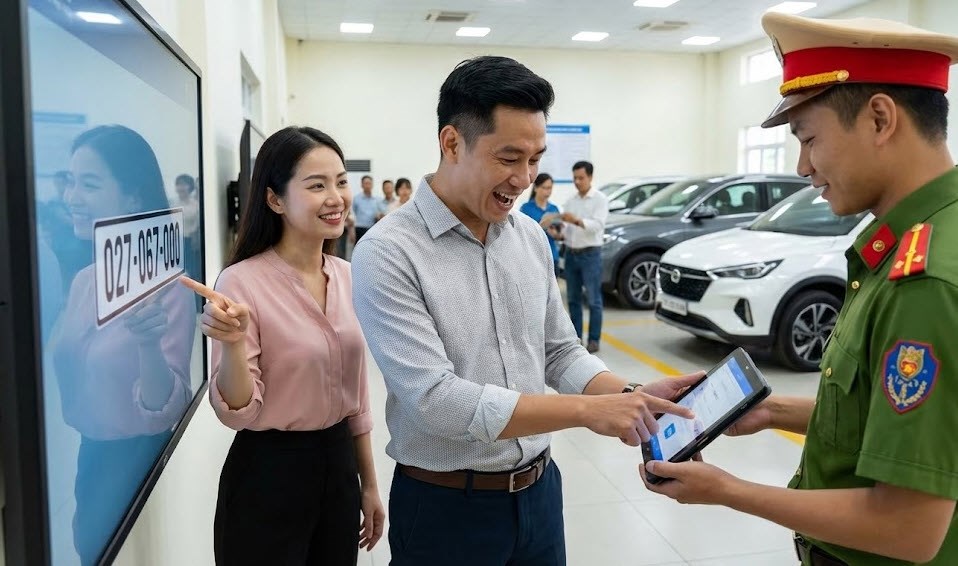 Cách đăng ký xe và bấm biển số định danh 2025 - ảnh 1