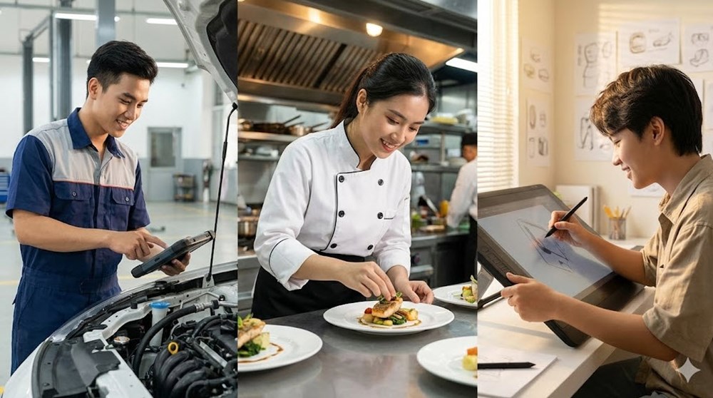 Không vào đại học top, học gì để vẫn có tương lai tốt? - ảnh 1