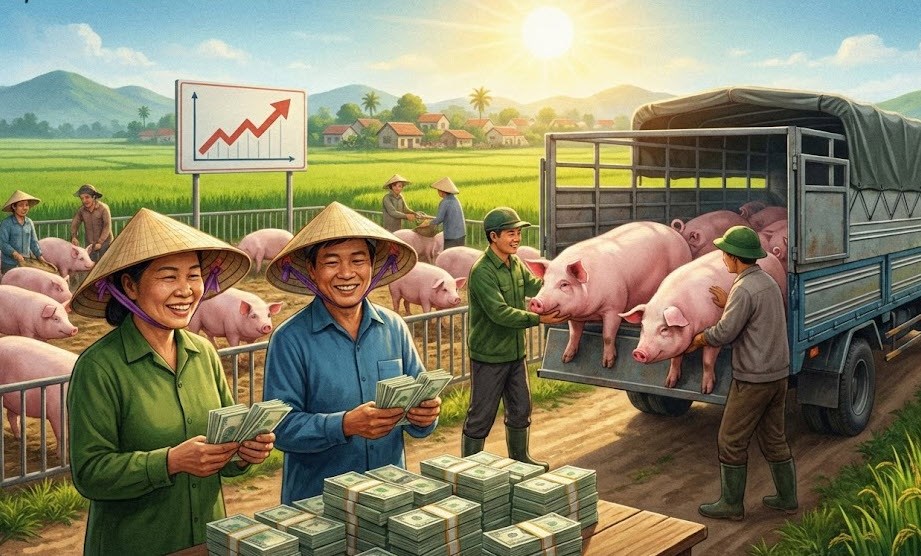 Giá heo hơi hôm nay 20.12: Miền Bắc dẫn đầu đạt 67.000 đồng/kg - ảnh 1