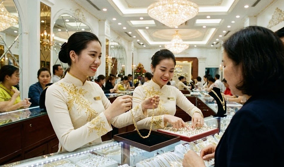 Giá vàng hôm nay 20.12: Vàng SJC vẫn neo cao - ảnh 1