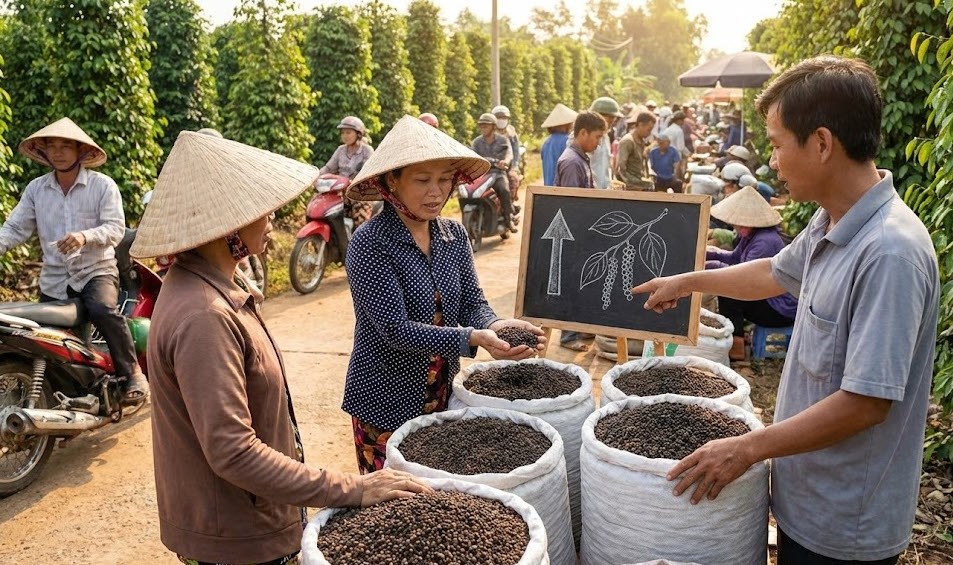 Giá hồ tiêu hôm nay 21.12: Giữ vững vùng cao - ảnh 1