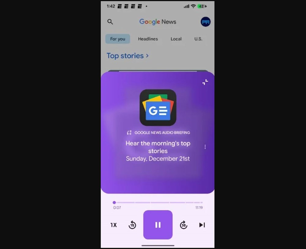 Google News bổ sung tính năng nghe tin tức bằng AI - ảnh 3