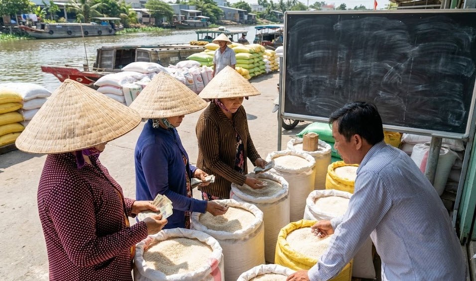 Giá lúa gạo hôm nay 23.12: Giao dịch chậm, phân khúc cao cấp vẫn hút hàng - ảnh 1
