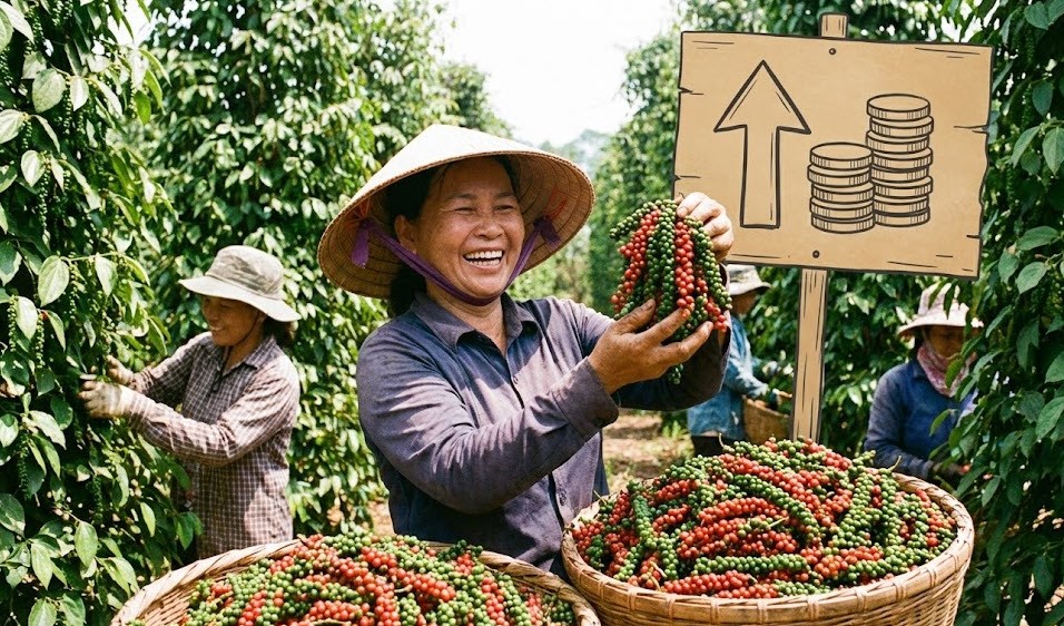 Giá hồ tiêu hôm nay 24.12 giữ vững, chuẩn bị cho Tết 2026 - ảnh 1