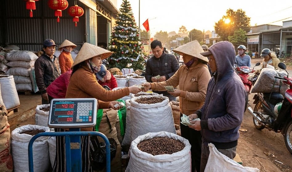 Giá cà phê hôm nay 25.12 neo cao, thị trường lặng sóng - ảnh 1