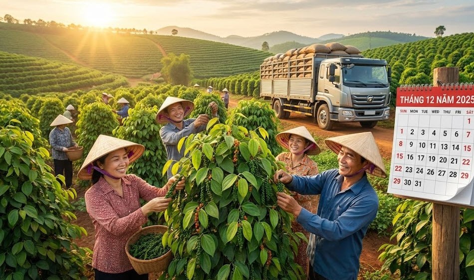 Giá hồ tiêu hôm nay 26.12: Neo cao sát mốc 150.000 đồng/kg - ảnh 1