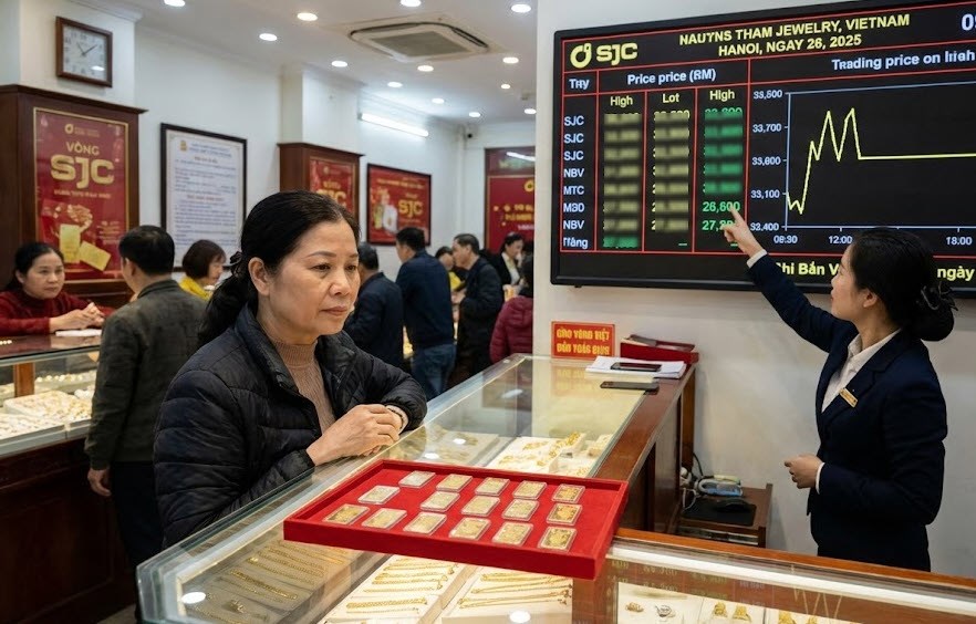Giá vàng hôm nay 26.12: Ổn định, nhà đầu tư chờ tín hiệu mới - ảnh 1