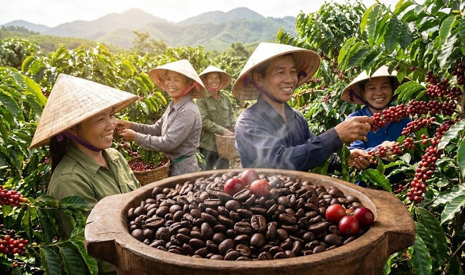 Giá cà phê hôm nay 27.12: Gần 97.000 đ/kg trước Tết Dương lịch - ảnh 1