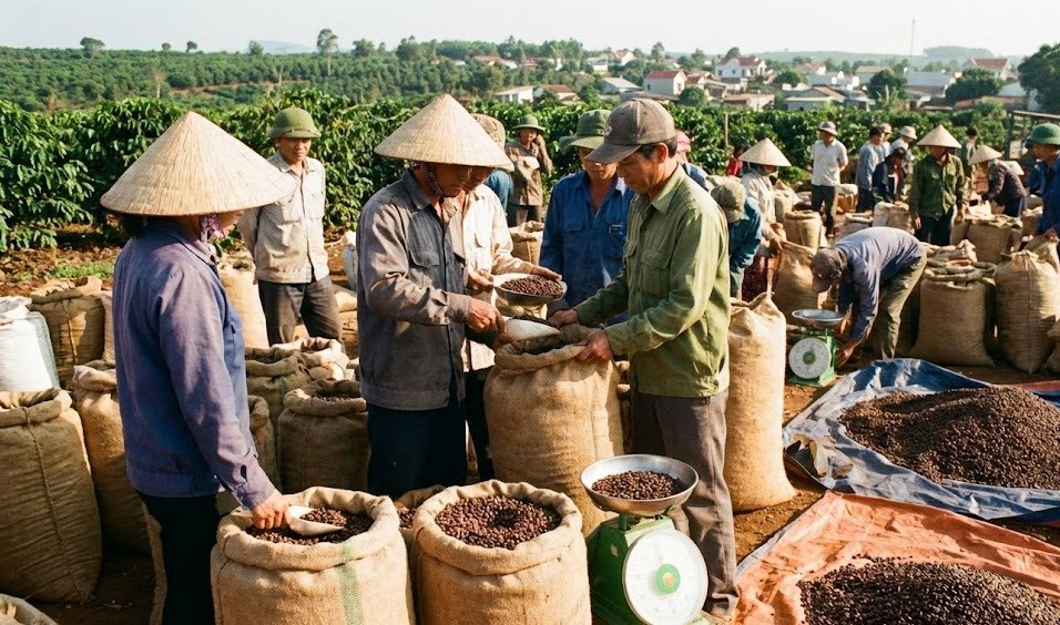 Giá cà phê hôm nay 30.12 giảm nhẹ, neo ở 96.000 đ/kg - ảnh 1