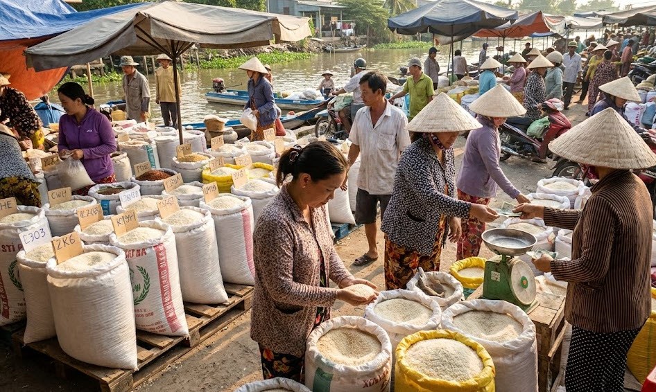 Giá lúa gạo hôm nay 30.12: Thị trường bình lặng trước Tết - ảnh 1