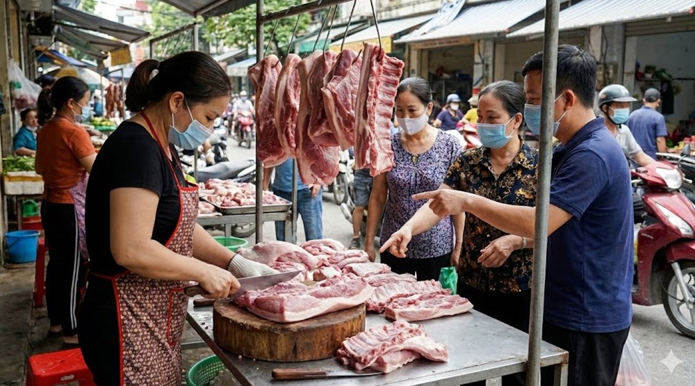 Giá heo hơi hôm nay 31.12: Neo cao trong ngày cuối năm - ảnh 1