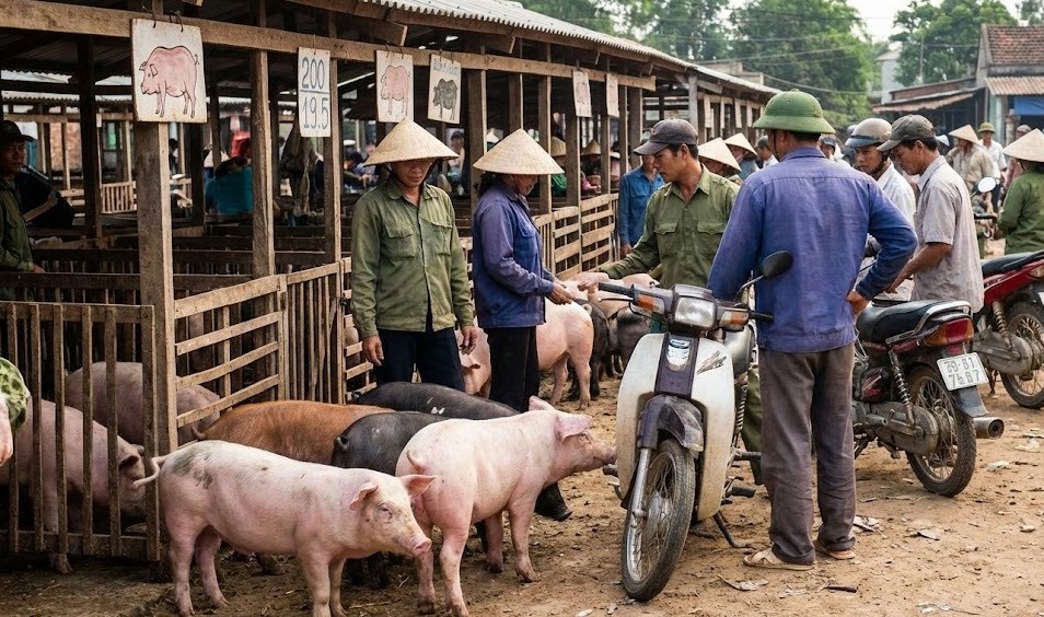 Giá heo hơi hôm nay 6.1: Miền Bắc cao nhất, miền Nam giao dịch ổn định - ảnh 1