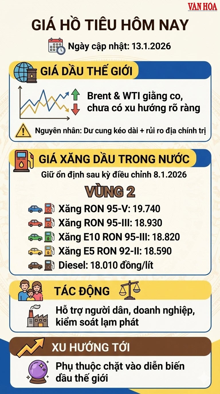 Giá xăng dầu thế giới hôm nay 13.1.2026 ra sao? - ảnh 3
