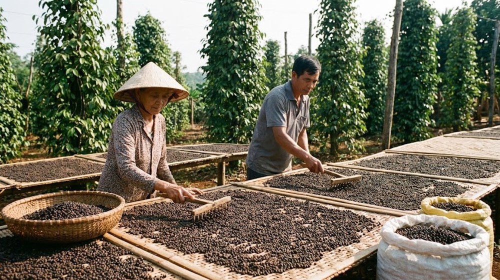 Giá hồ tiêu hôm nay 16.1: Lùi nhẹ dưới 151.000 đồng/kg - ảnh 1