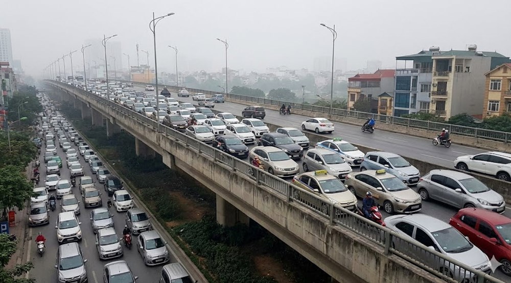 Giao thông Hà Nội sáng 21.1: Nhiều điểm ùn cục bộ - ảnh 1