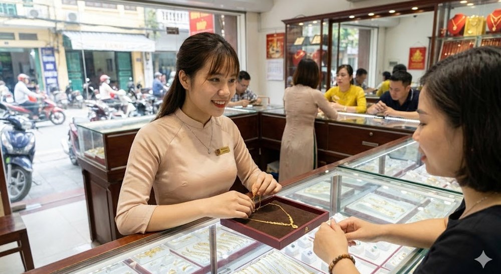 Giá vàng hôm nay 24.1: Vàng SJC bật tăng mạnh, tiến sát đỉnh mới - ảnh 1