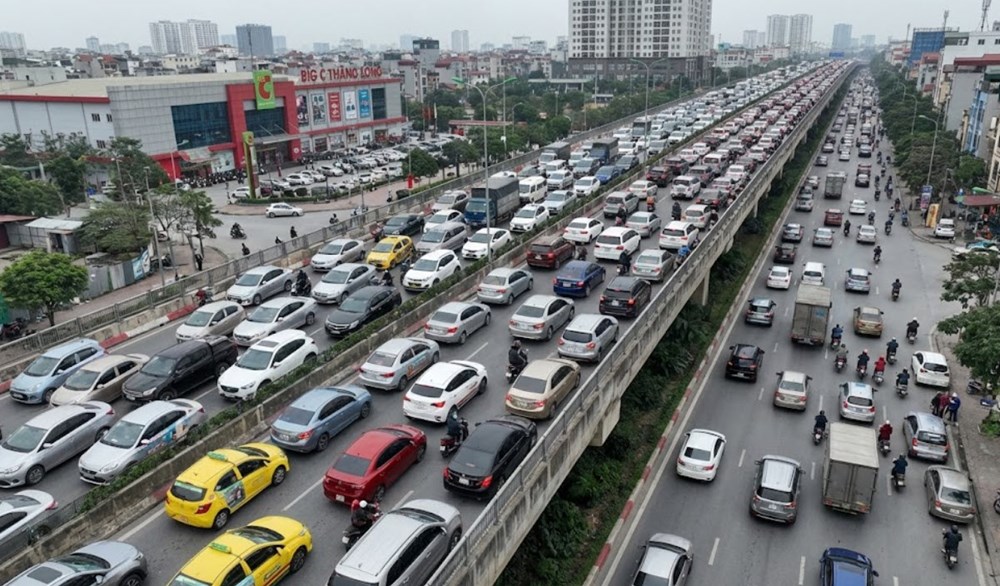 Giao thông Hà Nội sáng 26.1: Vành đai 3, hầm Trung Hòa ùn kéo dài - ảnh 1