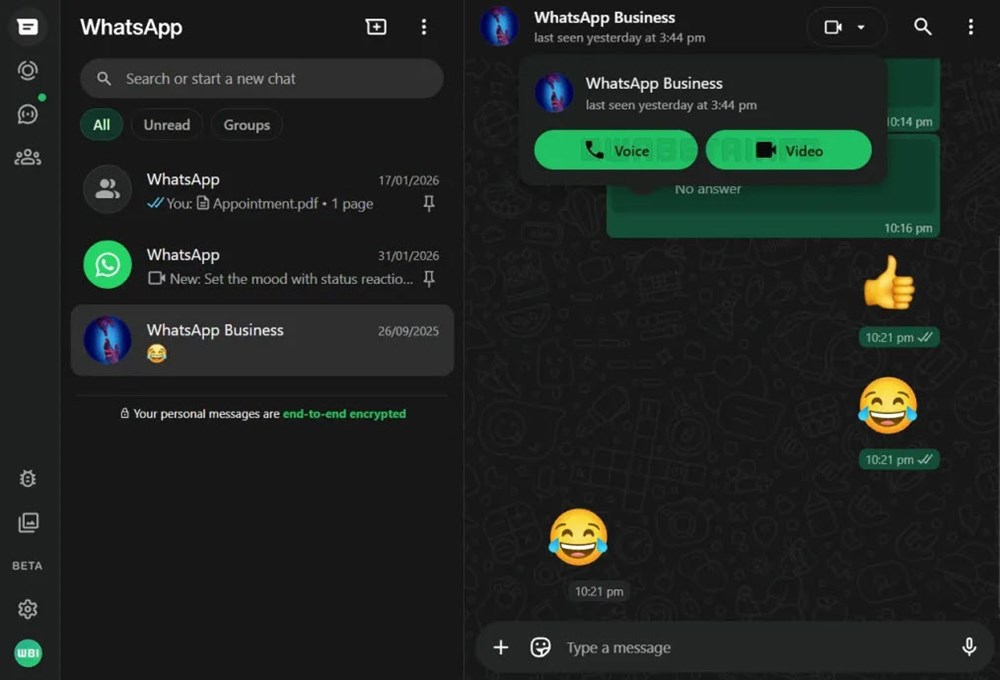 WhatsApp Web chuẩn bị hỗ trợ gọi video tiện lợi - ảnh 1
