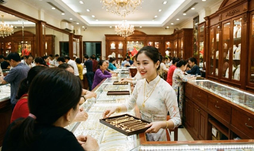 Giá vàng hôm nay 14.2: Xu hướng giảm đang chiếm ưu thế - ảnh 1