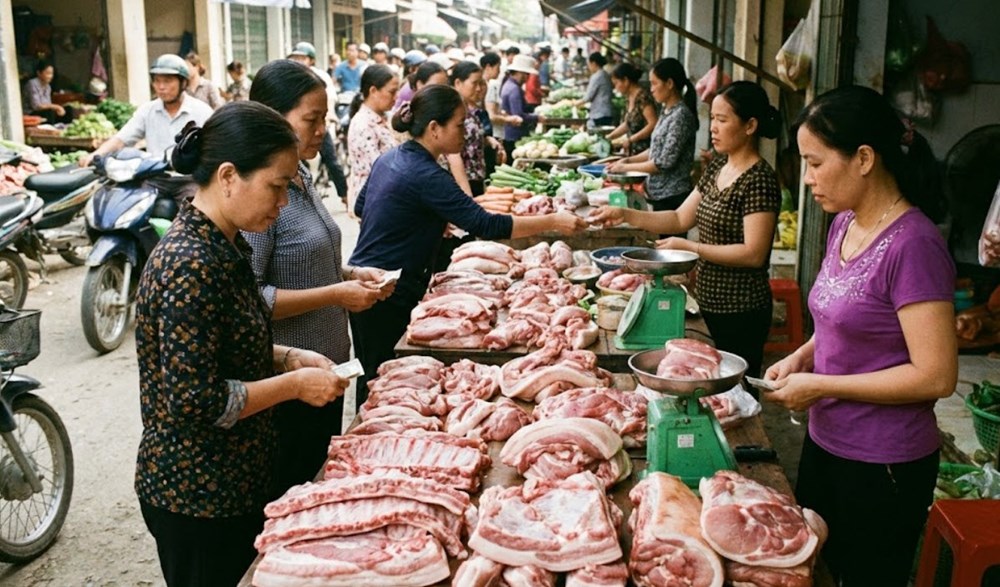 Giá heo hơi hôm nay 25.2: Miền Bắc giữ đỉnh 73.000 đồng/kg - ảnh 1