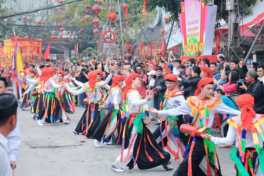 Lễ hội Triều Khúc và điệu múa “con đĩ đánh bồng” độc nhất Hà Nội - ảnh 6