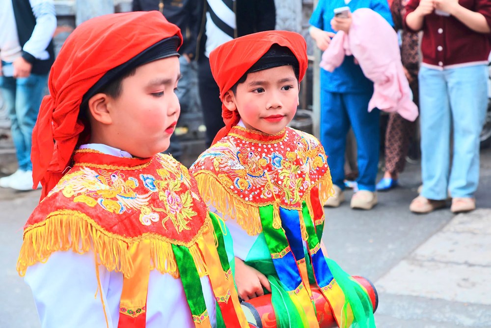 Lễ hội Triều Khúc và điệu múa “con đĩ đánh bồng” độc nhất Hà Nội - ảnh 4