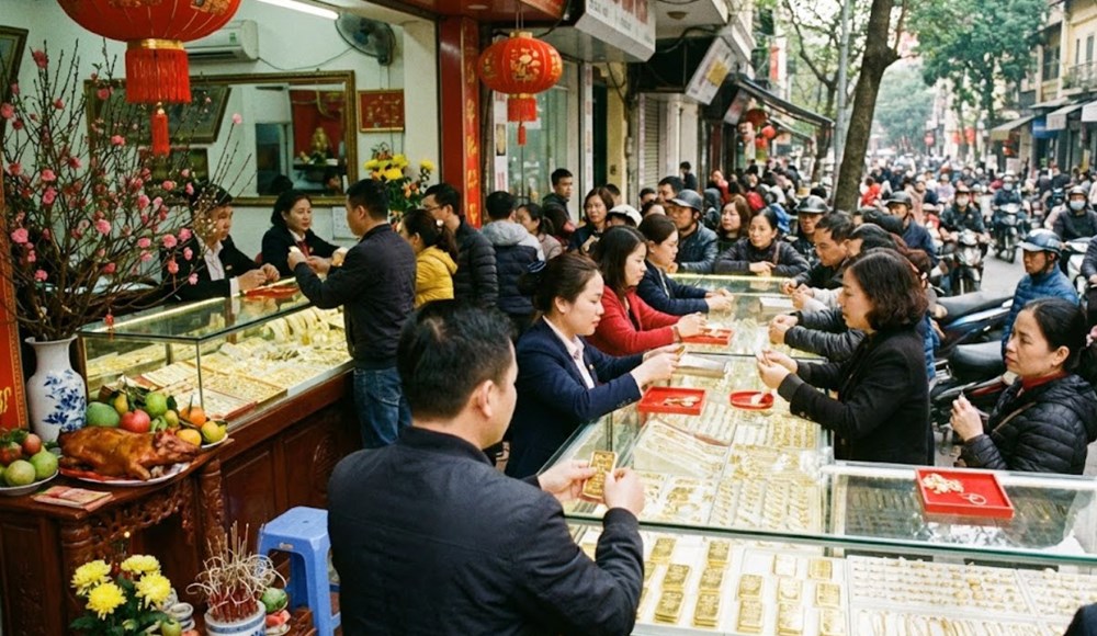 Giá vàng hôm nay 26.2: SJC giảm nhẹ phiên giao dịch sáng - ảnh 1