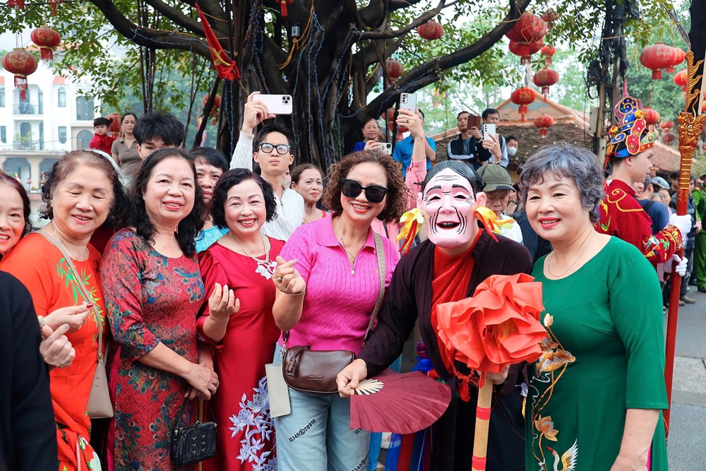 Lễ hội Triều Khúc và điệu múa “con đĩ đánh bồng” độc nhất Hà Nội - ảnh 8