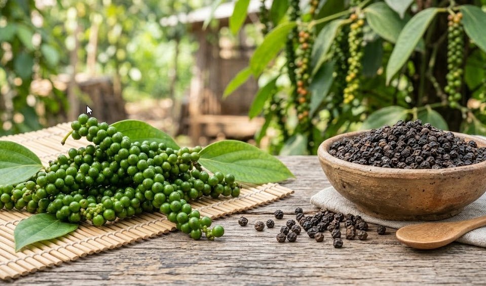 Giá hồ tiêu hôm nay 28.2: Giảm mạnh, mất mốc 149.000 đồng/kg - ảnh 1