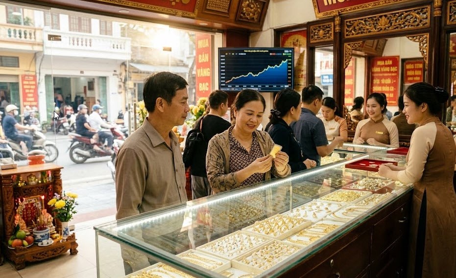 Giá vàng hôm nay 28.2: Thế giới tăng vọt lên 5.279 USD/ounce - ảnh 1