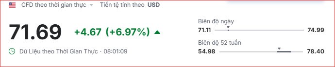 Giá dầu tăng vọt hơn 7%, vàng bứt phá khi Trung Đông căng thẳng - ảnh 2