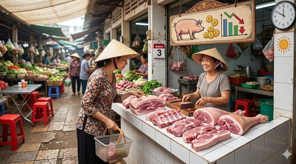 Giá heo hơi hôm nay 3.3: Dao động 69.000 – 72.000 đồng/kg - ảnh 1