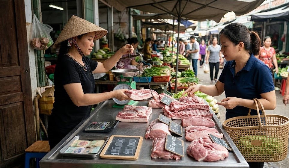 Giá heo hơi hôm nay 4.3: Miền Bắc chạm đáy 65.000 đồng/kg - ảnh 1