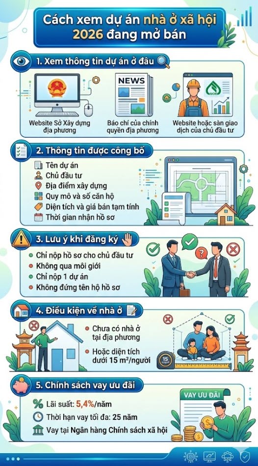 Muốn mua nhà ở xã hội năm 2026: Xem thông tin dự án mở bán ở đâu? - ảnh 2