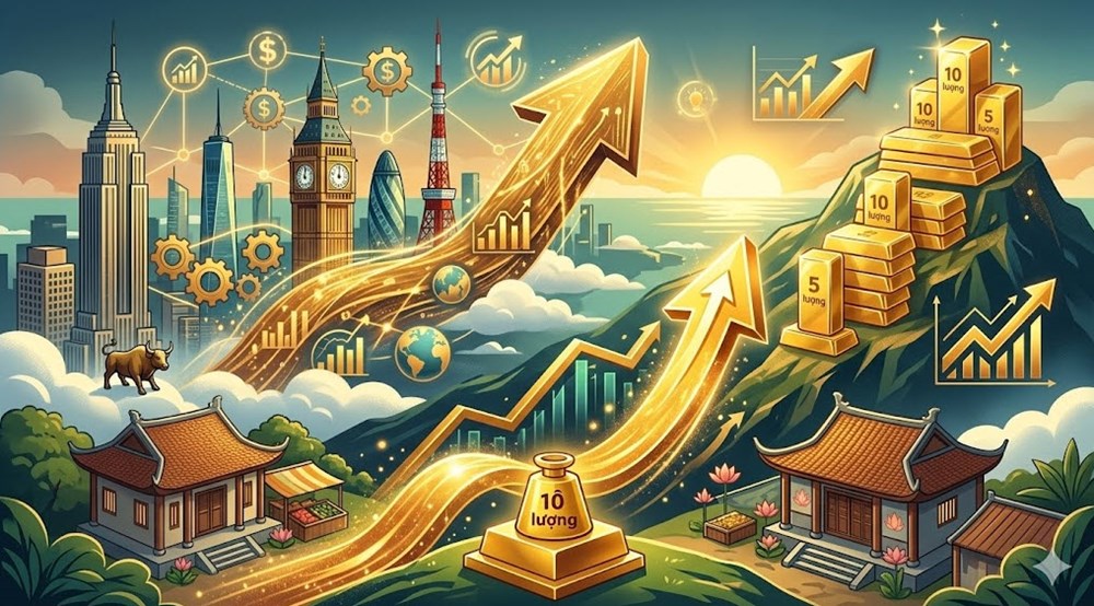 Giá vàng 9h hôm nay 10.3: Bật tăng mạnh, SJC trở lại mốc 185,5 triệu đồng/lượng - ảnh 1