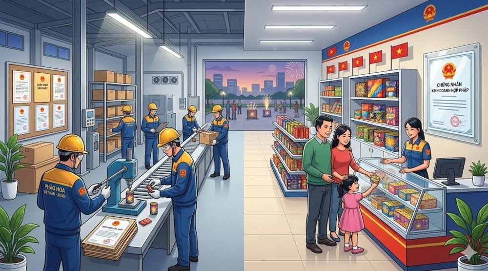 Từ ngày 15.3.2026 người dân được mua pháo hoa Bộ Công an - ảnh 1