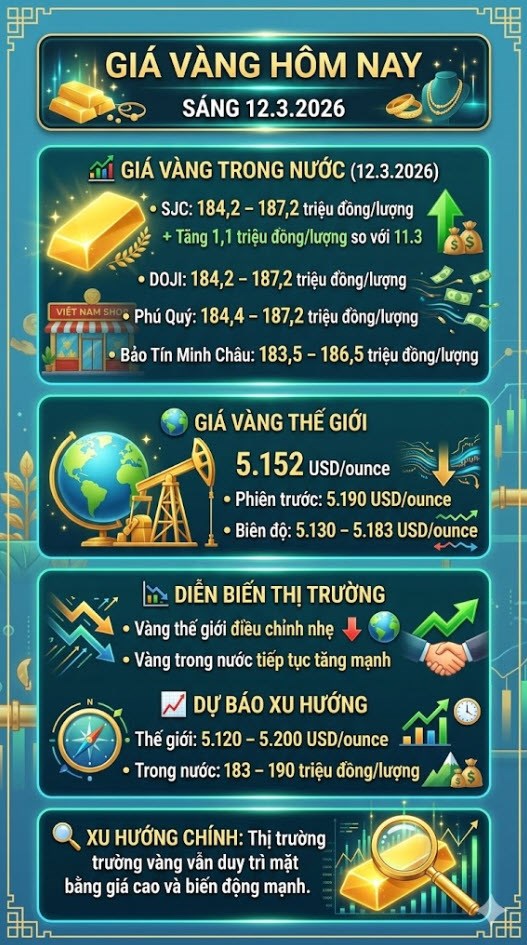 Giá vàng hôm nay 12.3: SJC tăng mạnh dù thế giới điều chỉnh - ảnh 3