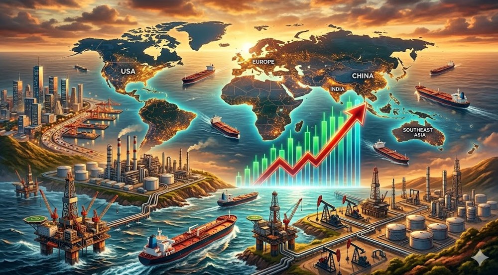 Giá xăng dầu tăng 22h hôm nay 12.3: Dầu Brent vượt 100 USD/thùng - ảnh 1