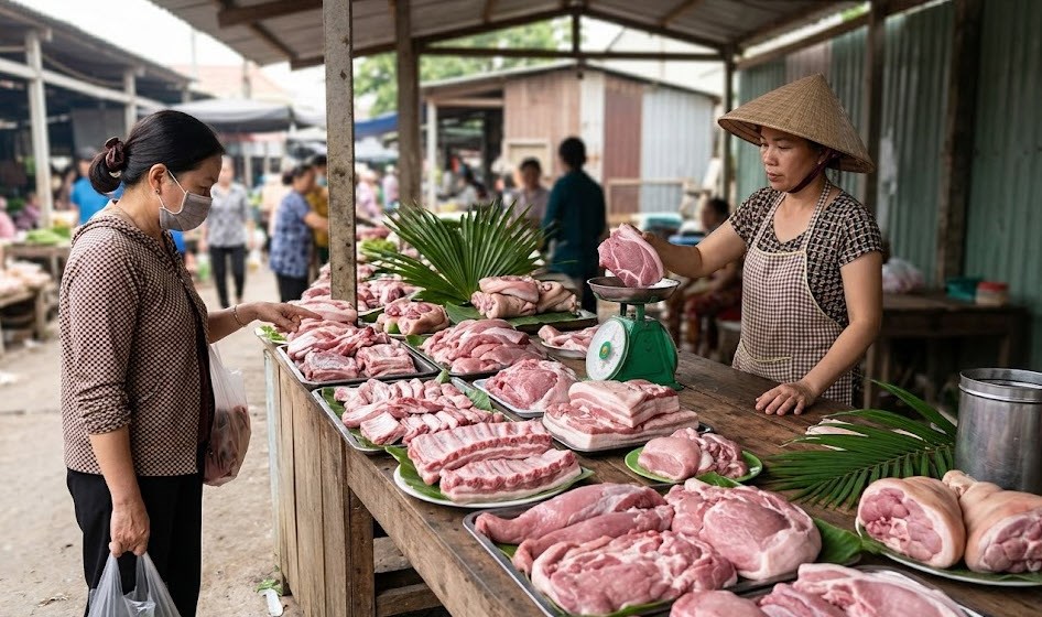 Giá heo hơi hôm nay 13.3: Dao động 60.000 – 68.000 đồng/kg - ảnh 1