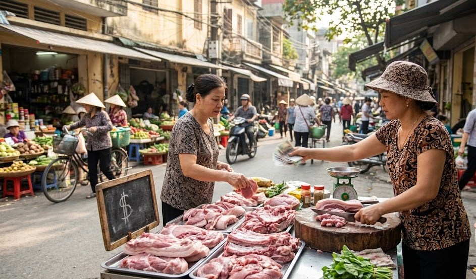 Giá heo hơi hôm nay 14.3: Dao động 60.000 - 68.000 đồng/kg - ảnh 1