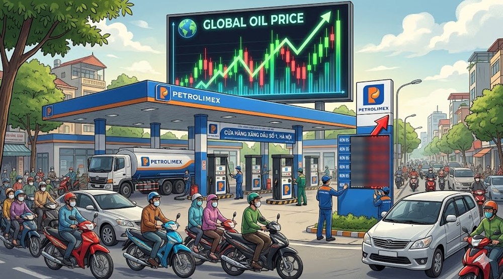 Giá xăng dầu hôm nay 13.3: Trong nước tăng, dầu Brent vượt 101 USD/thùng - ảnh 1