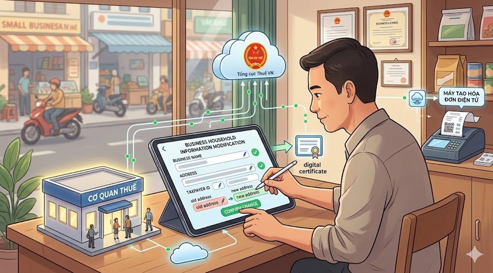 Hộ kinh doanh cần làm gì khi thay đổi hóa đơn điện tử? - ảnh 2