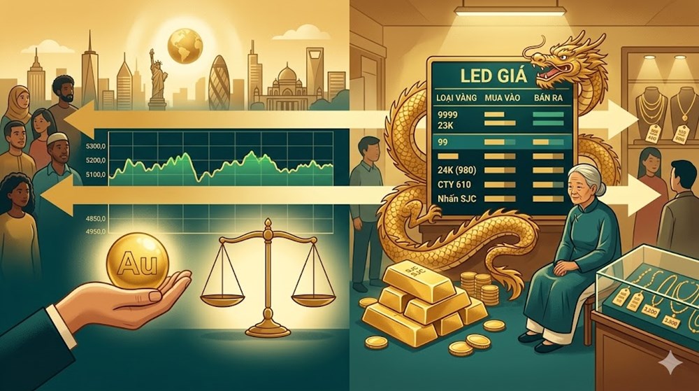 Giá vàng hôm nay 16.3: Trong nước ổn định, nhà đầu tư thận trọng - ảnh 1