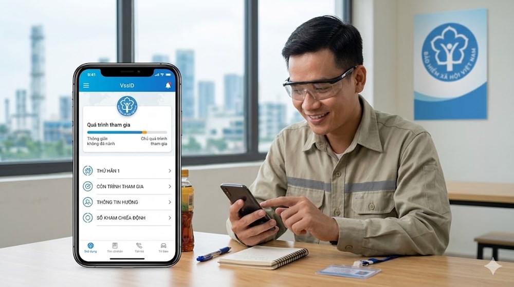 Cách đăng ký và nhận trợ cấp bảo hiểm xã hội qua ứng dụng số - ảnh 1